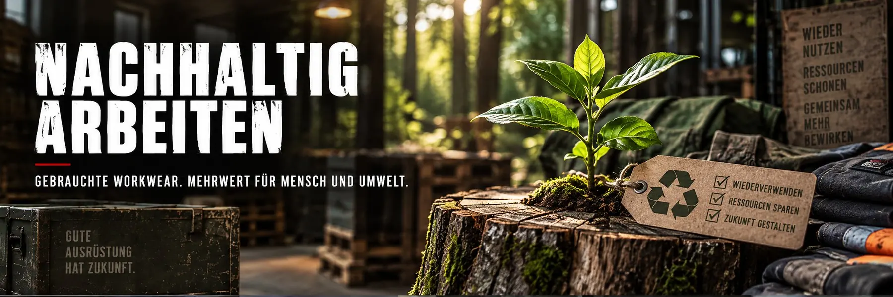 Nachhaltig arbeiten